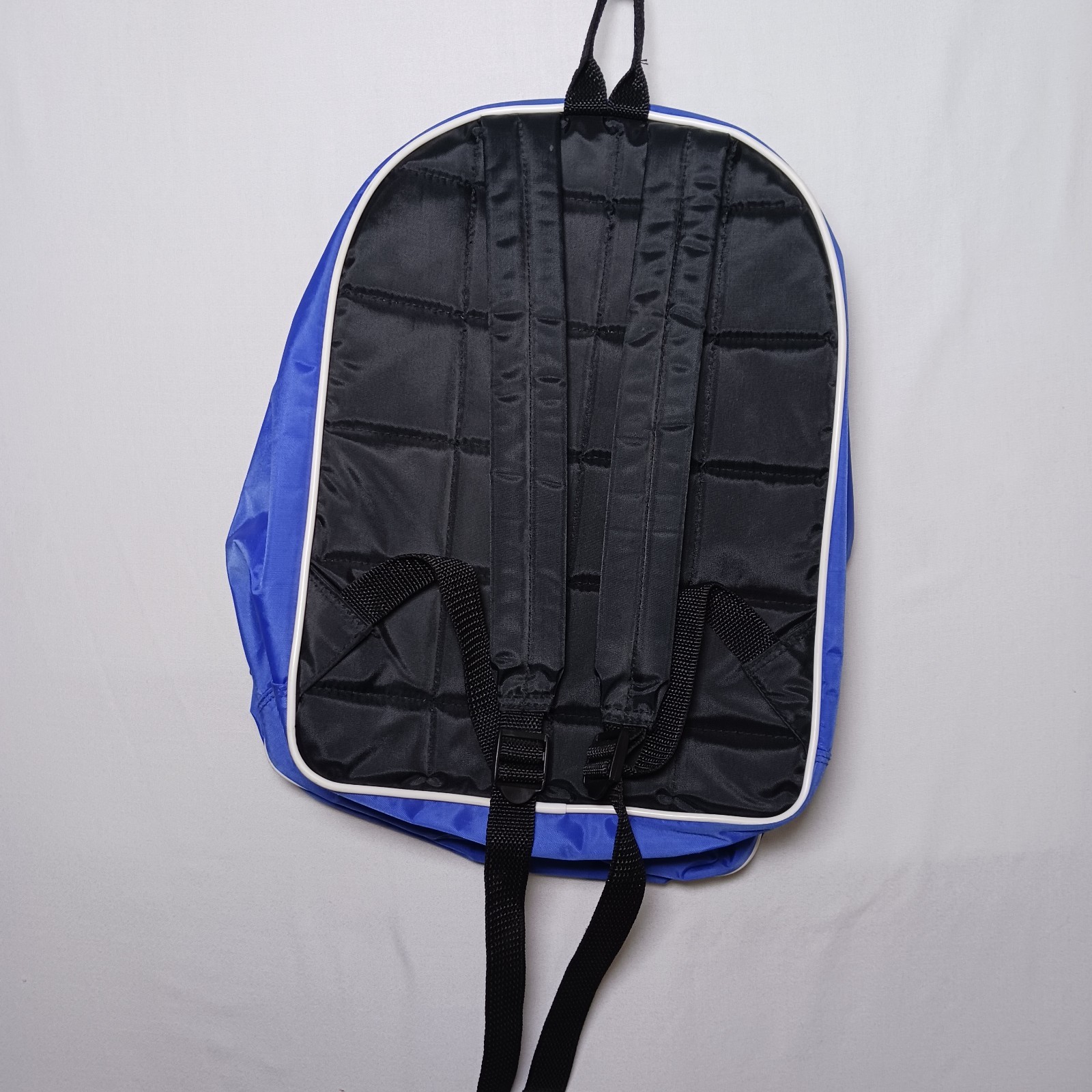 Vintage 90s Adidas Large Backpack Blue Black Nylon