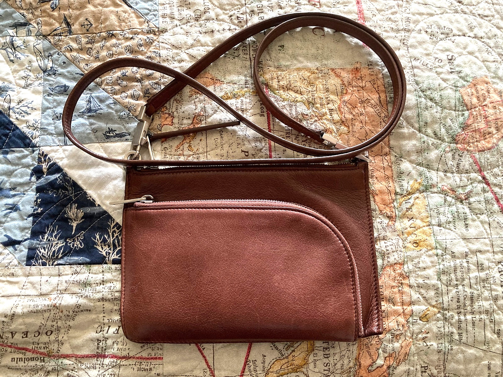 Rick Owens Babel 2019 shoulder bag in Reddish Brown