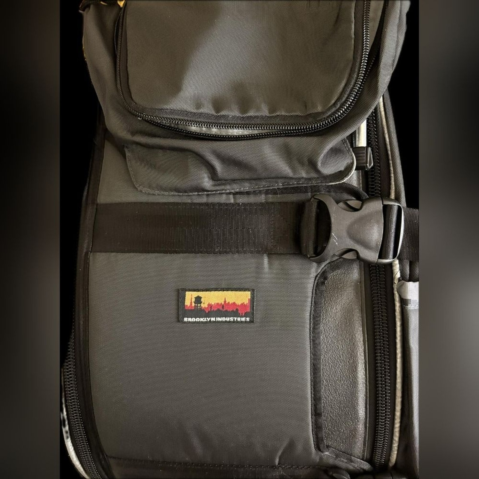Brooklyn Industries Travel Backpack Carry On Hiking Laptop Gear Built-in hood