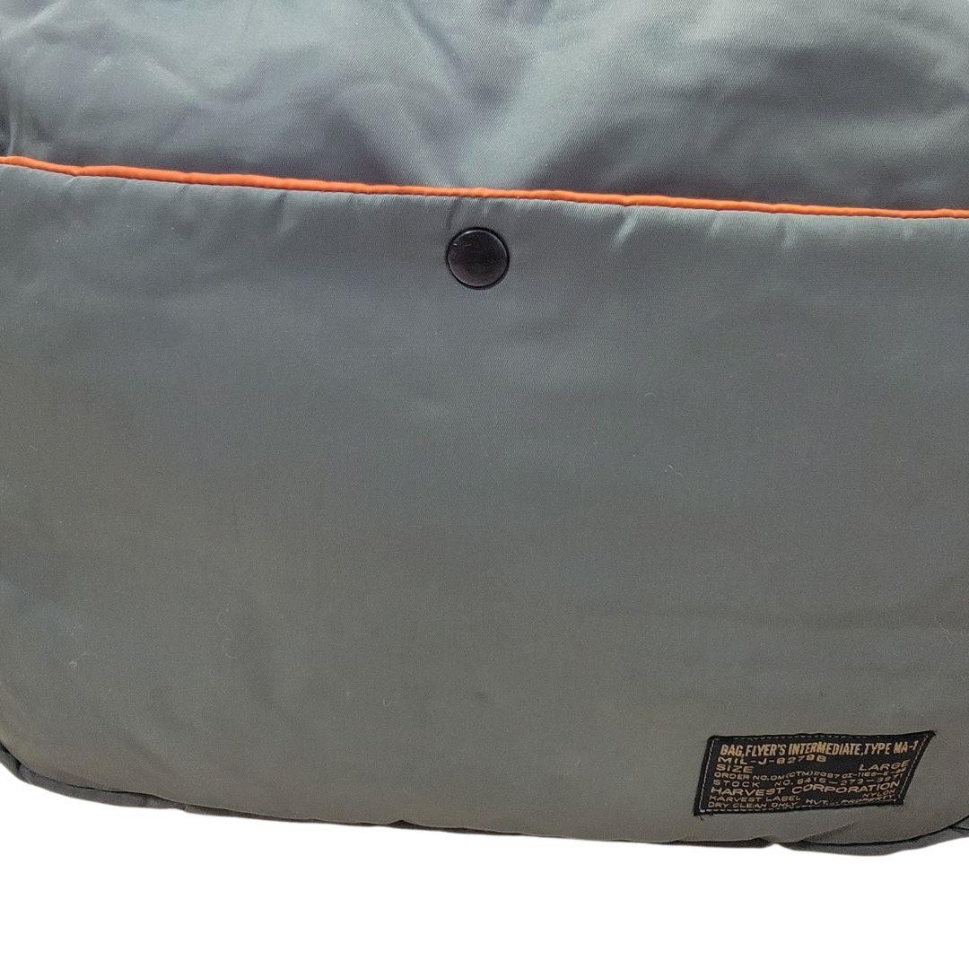 Authentic Harvest Label FLYER’S MA-1 Tote Bag Men’s Khaki Nylon 45cm Large