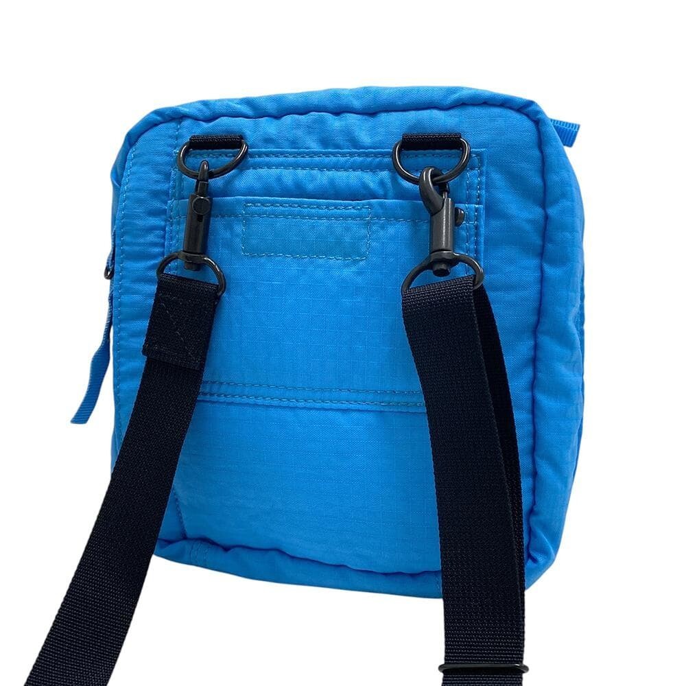 PORTER Mini Shoulder Bag Blue Nylon Vintage Crossbody Zip Japan Rare 17cm 130cm