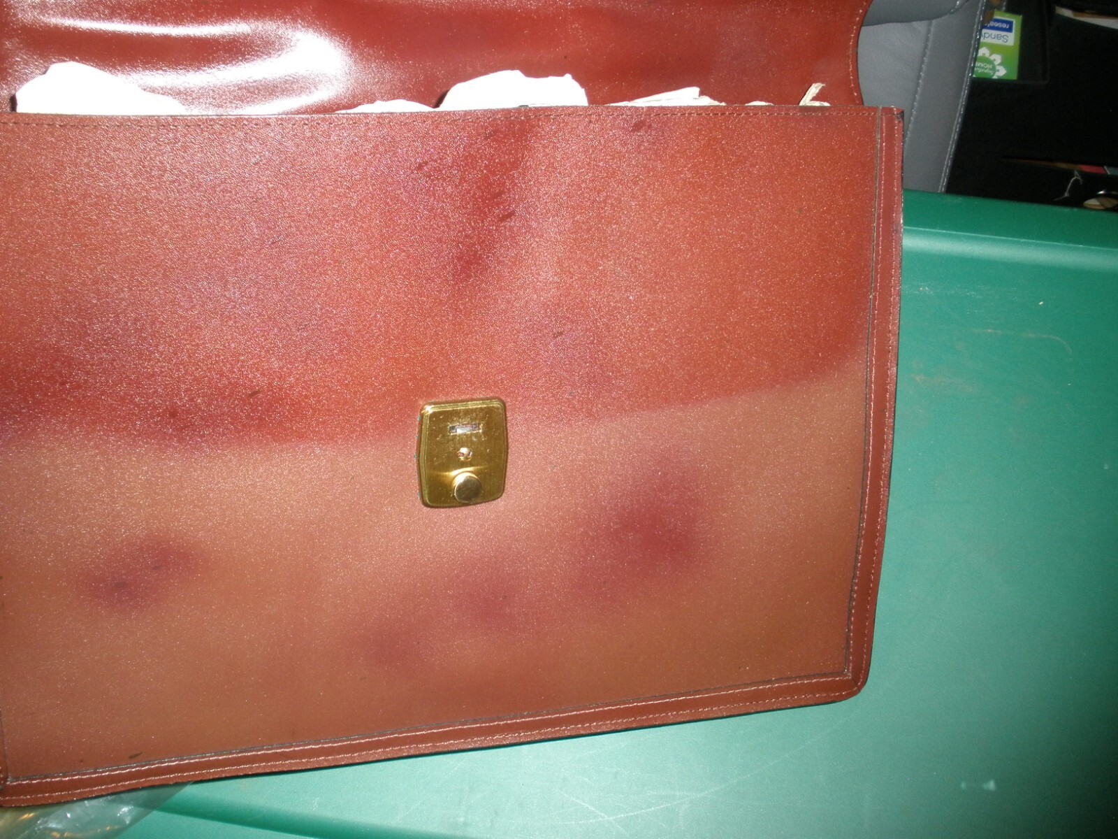 NEW w/ defect HIT Briefcase Vintage Lawyer bag business (see full description)