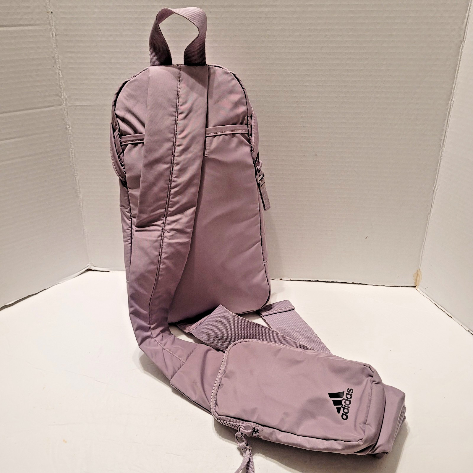 adidas Essentials 2 Sling Crossbody Bag Adjustable Strap Zippered Pocket