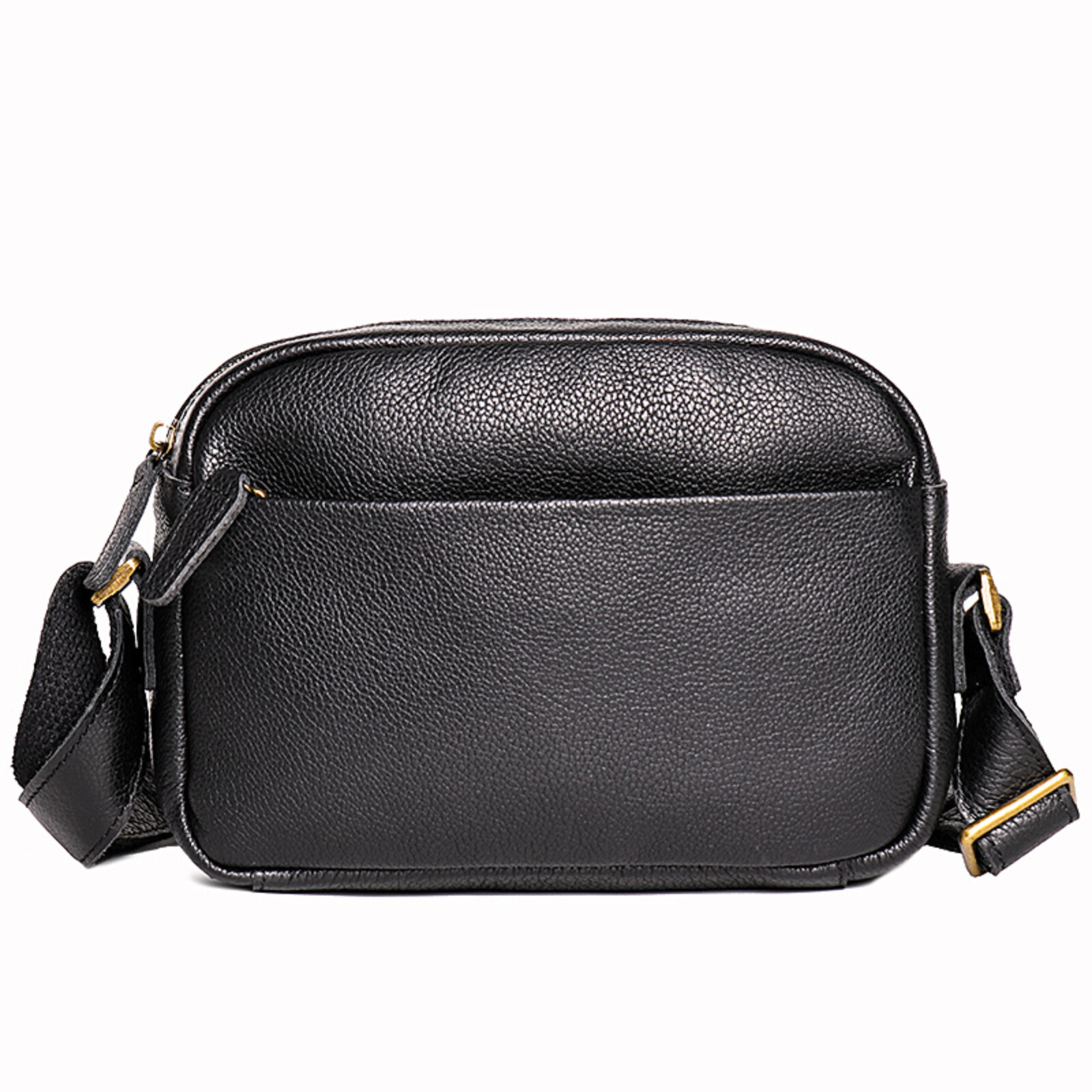 Men’s Leather Crossbody Bag Small Shoulder Messenger Bag