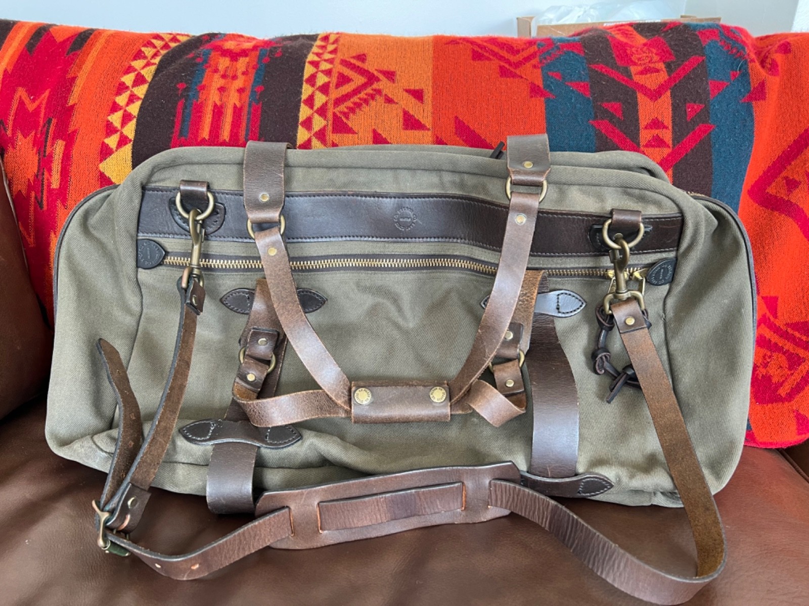 Filson Pullman 243 Large, 90’s Talon Era, Rare Find in Otter Green, Made in USA