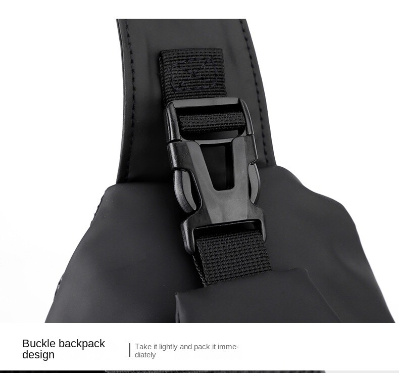 Men’s Single Shoulder Crossbody Bag, Sports Shoulder Bag, Leisure Backpack
