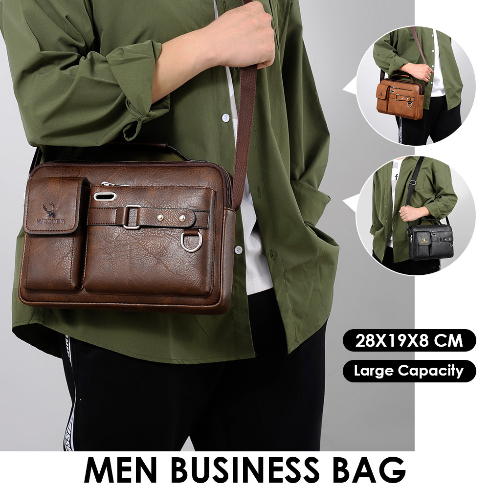 Men Messenger Bag Shoulder Bag Handbag Business Crossbody Briefcase Bag Small