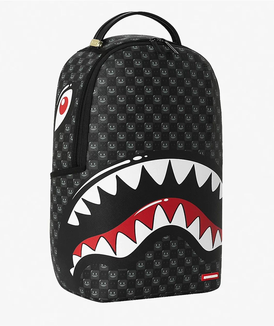 Sprayground Bubbly Happy Faces Backpack🔥New Black Bookbag Travel School Bag