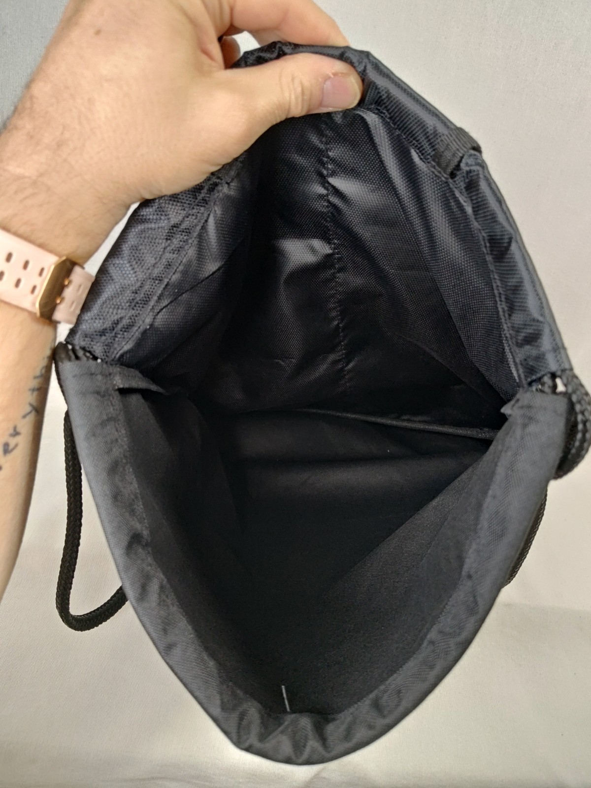 Adidas Alliance II Sackpack New Without Tags Black Gray Drawstring Backpack