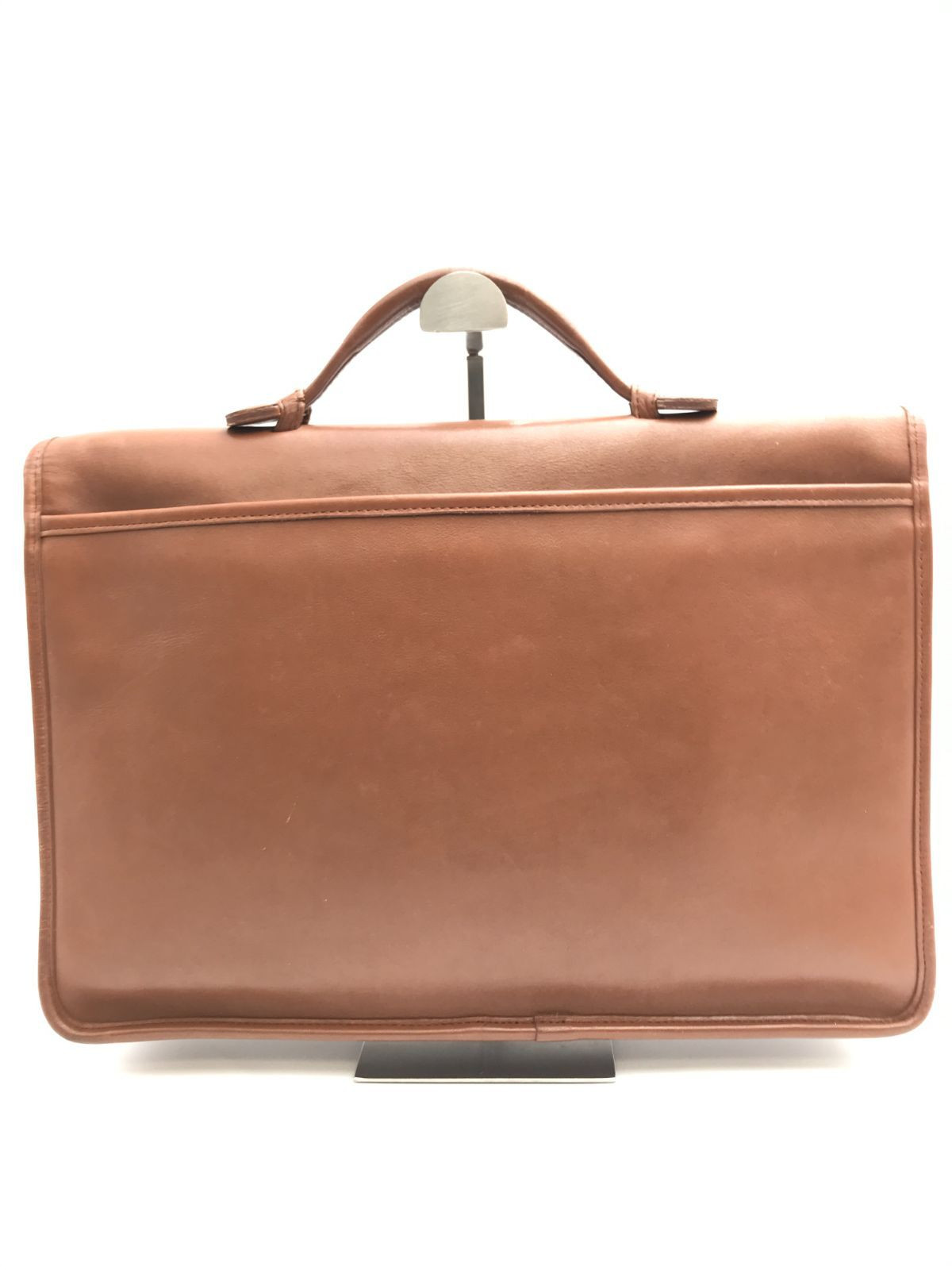 Vintage Coach Brown Leather Business Bag Briefcase Old Coach Classic USA