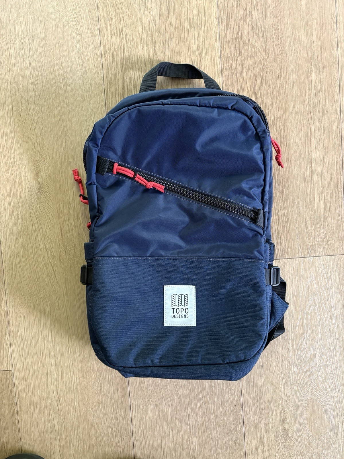 Topo Designs Standard Pack Backpack Navy Blue Laptop 22L EUC Discontinued