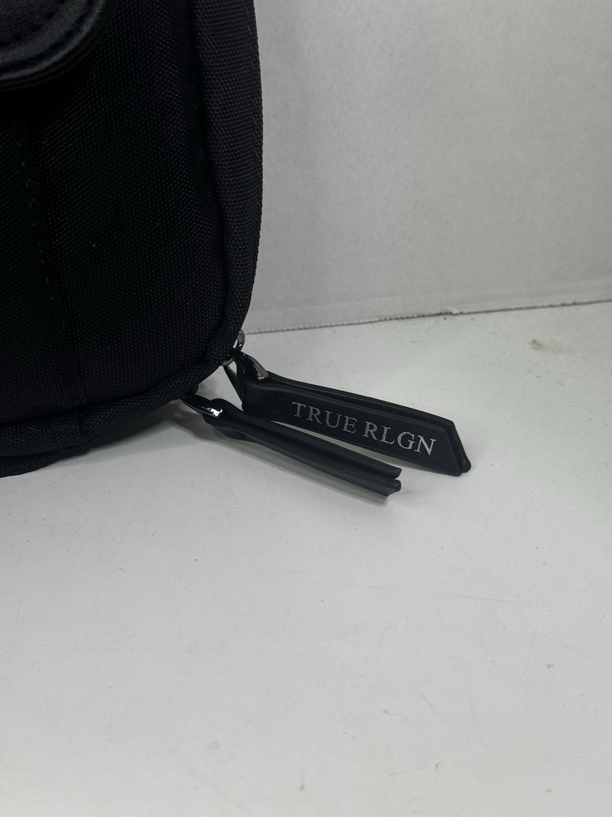 True Religion Tech Kit Small Travel Cable Toiletry Bag Black NWT NEW RARE