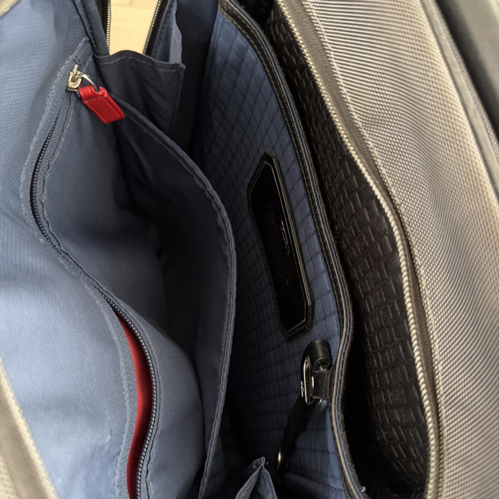 TUMI Arrive Logan Backpack 38cm Portable A4 Black Gray Used