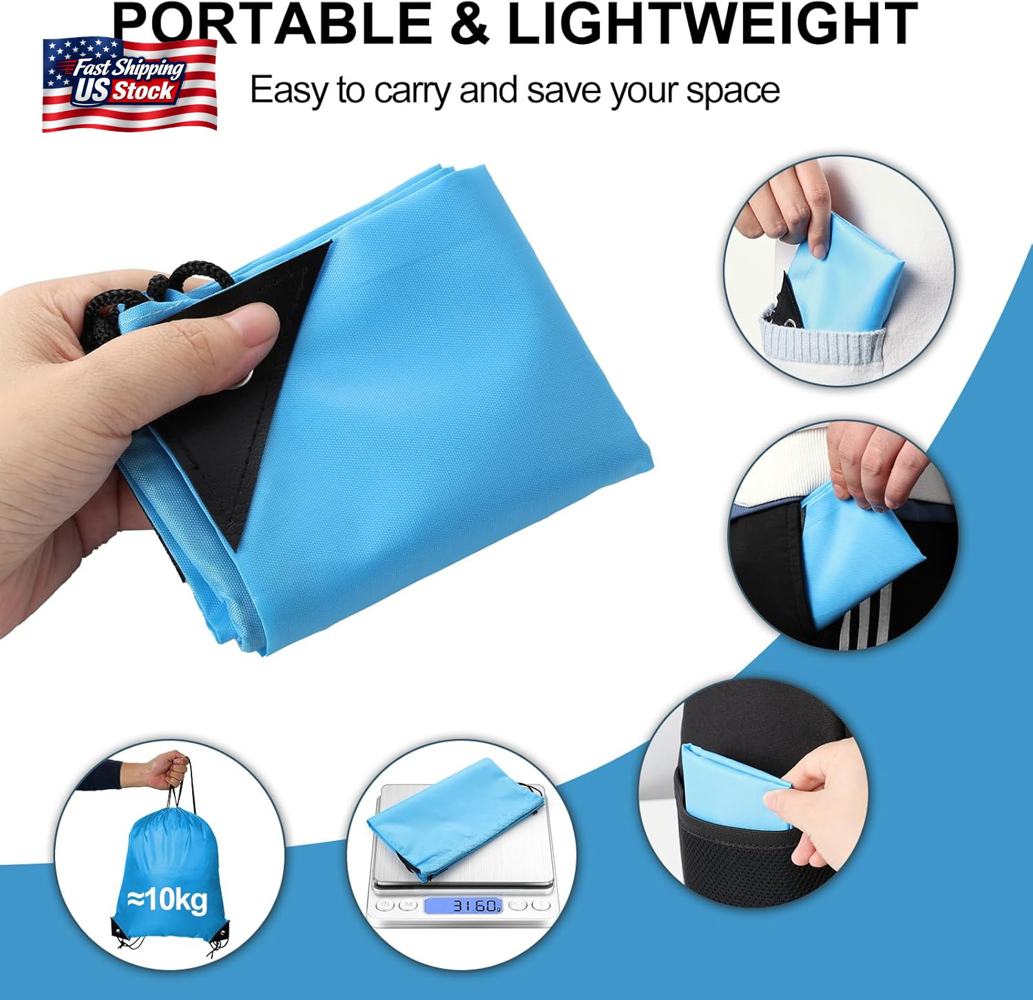 Kuhome 6Pcs Drawstring Backpacks Bulk String Bag Cinch Sack Pack Storage Knapsac