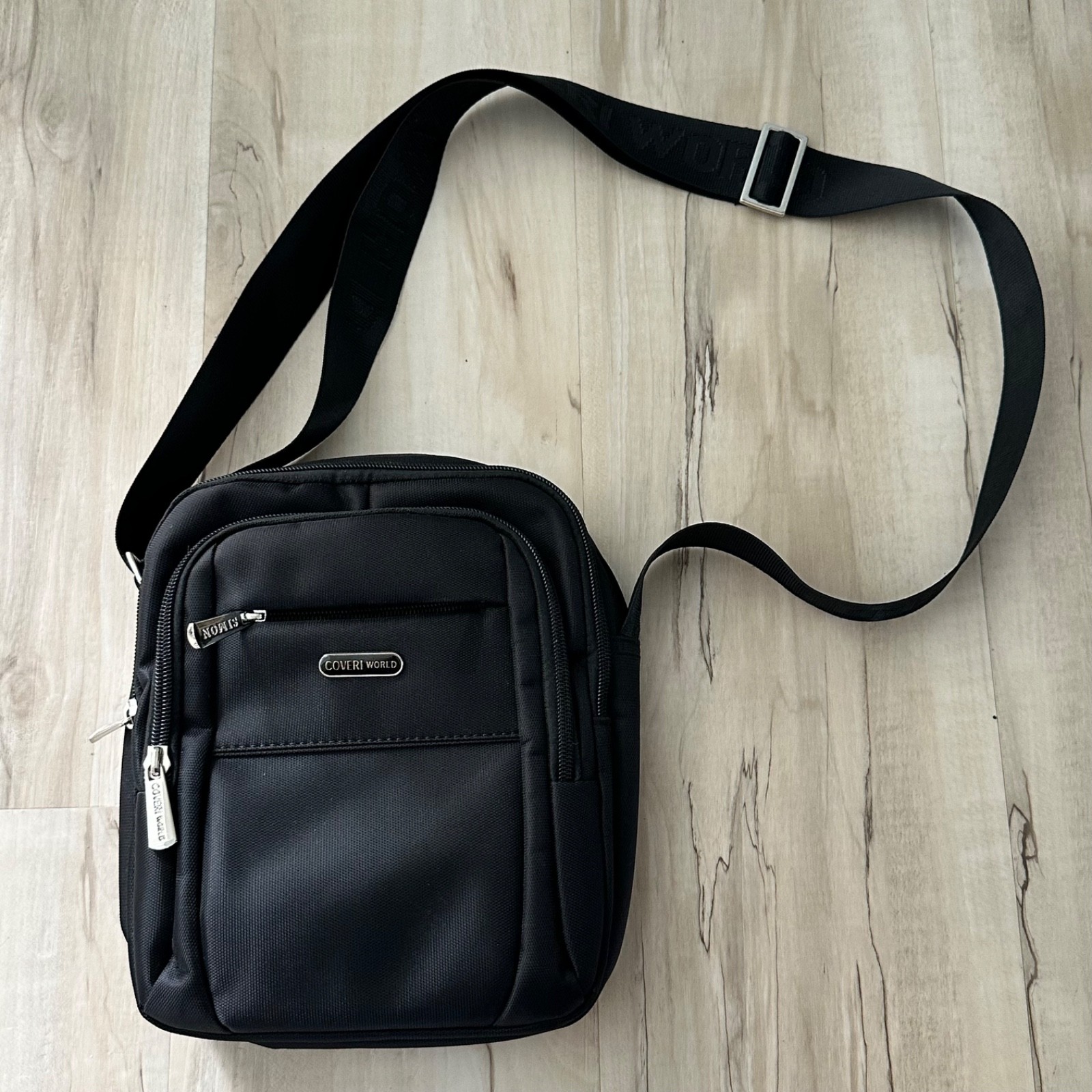 COVERI WORLD Italian Men’s Nylon Durable Travel Bag