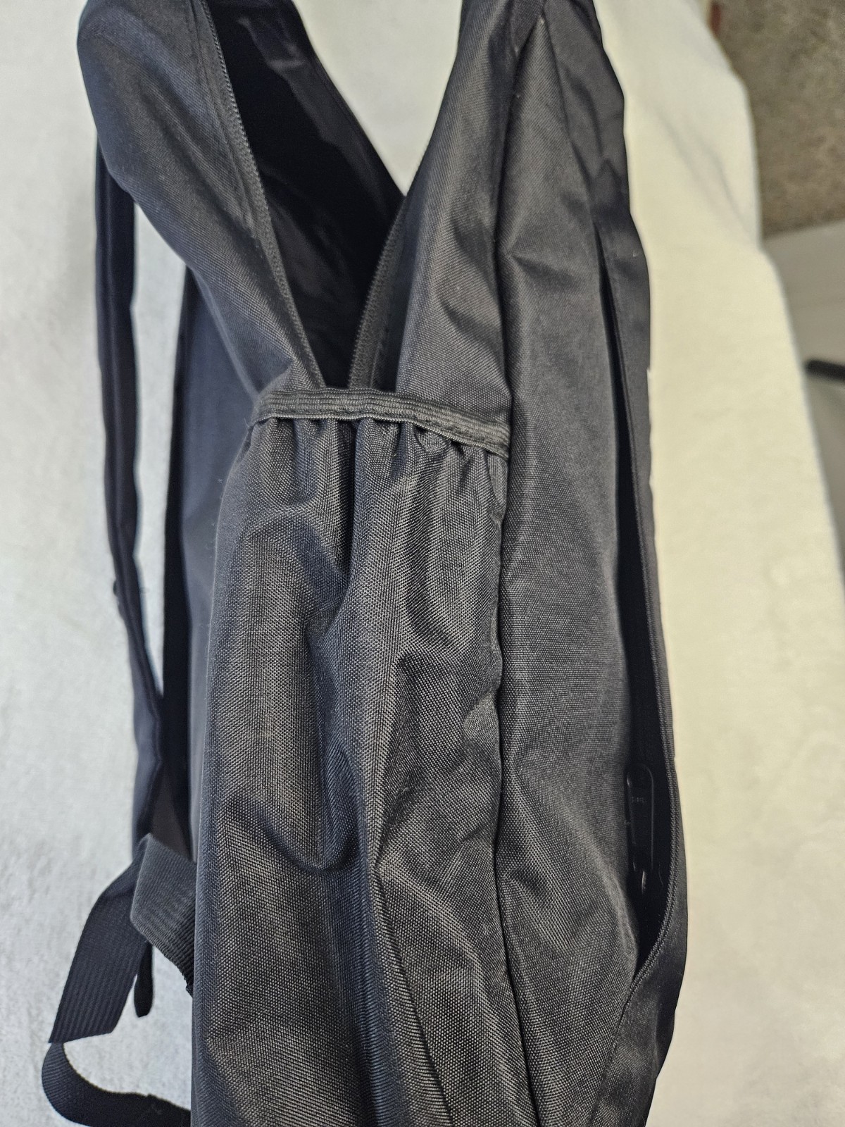 Education First (EF) Backpack Black And White. NWT 2025. Recycled material 18″