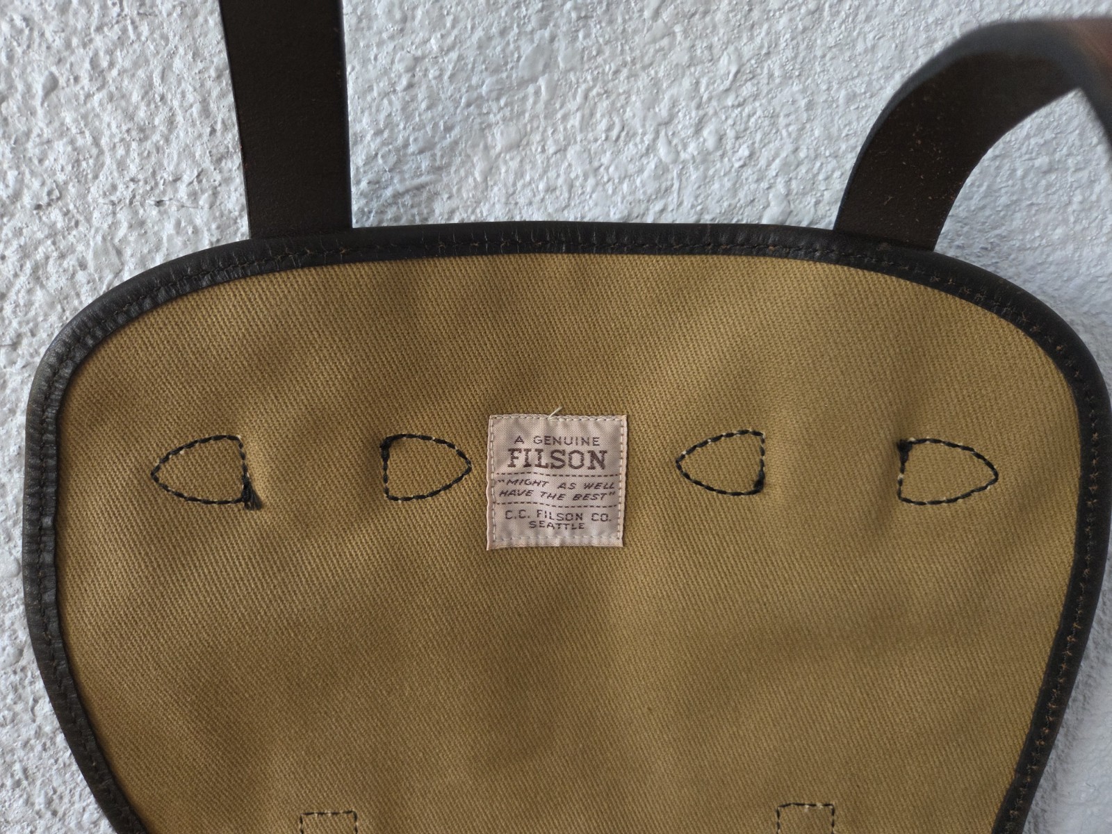 Filson Rugged Twill Rucksack | YKK Era | Tan | Made in USA | Discontinued