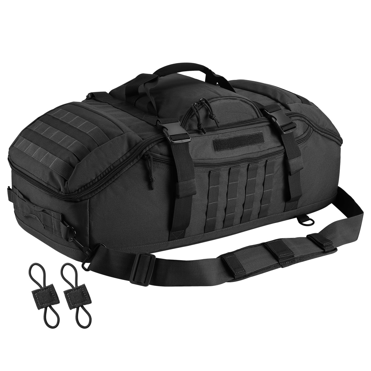 65L Large Duffle Bag, 3-in-1 Tactical Backpack MOLLE Pack for Sports, Gym, Outdo
