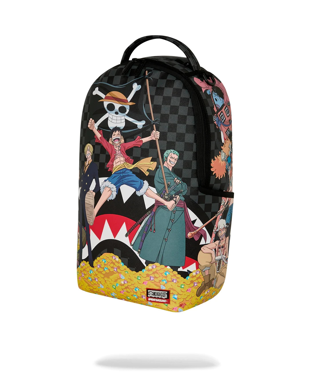 Sprayground One Piece TREASURE HUNT Backpack🔥New Black Bookbag Kids School Bag