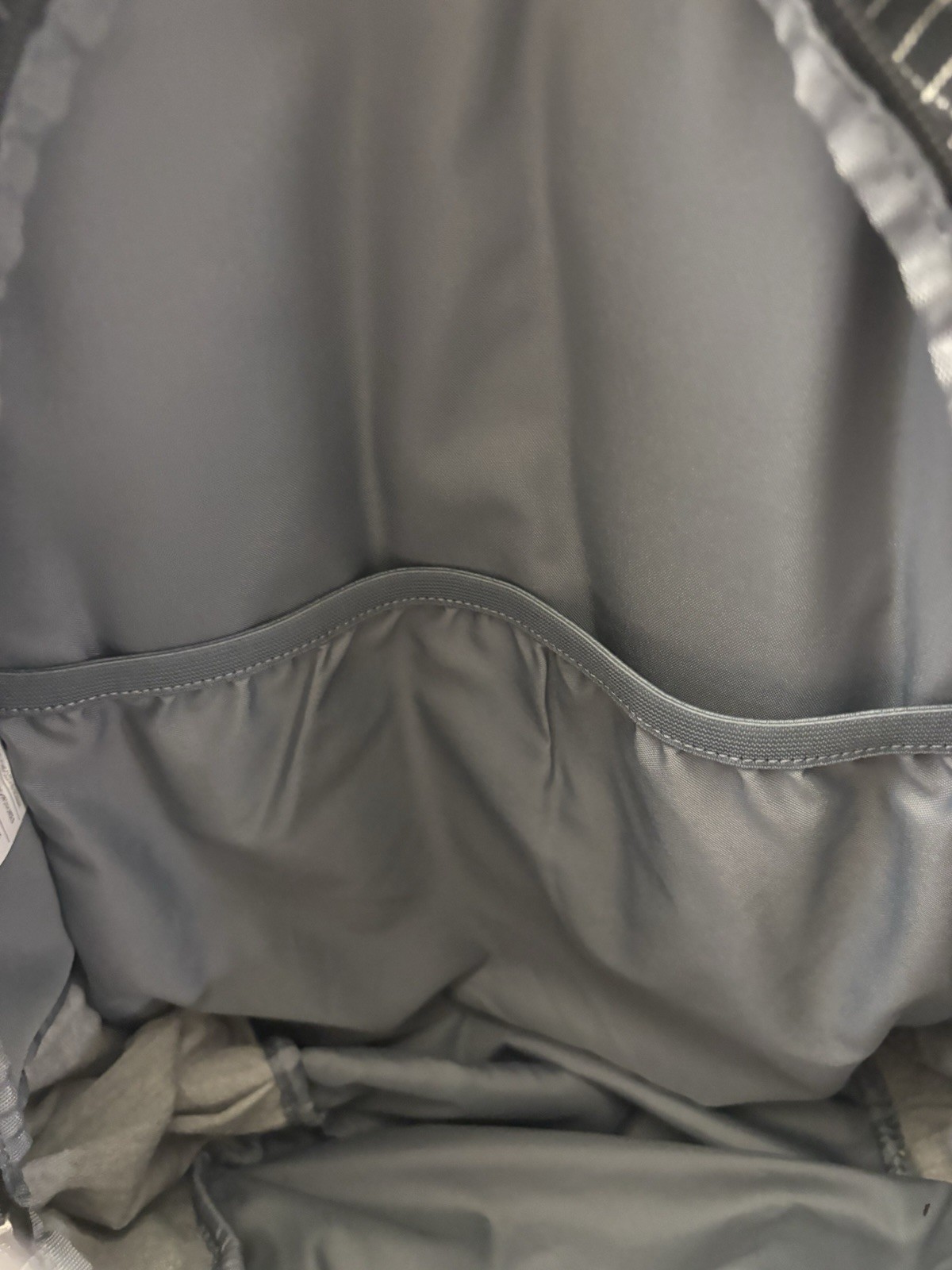 Nike Authentic Black And White Pattern Zip Backpack