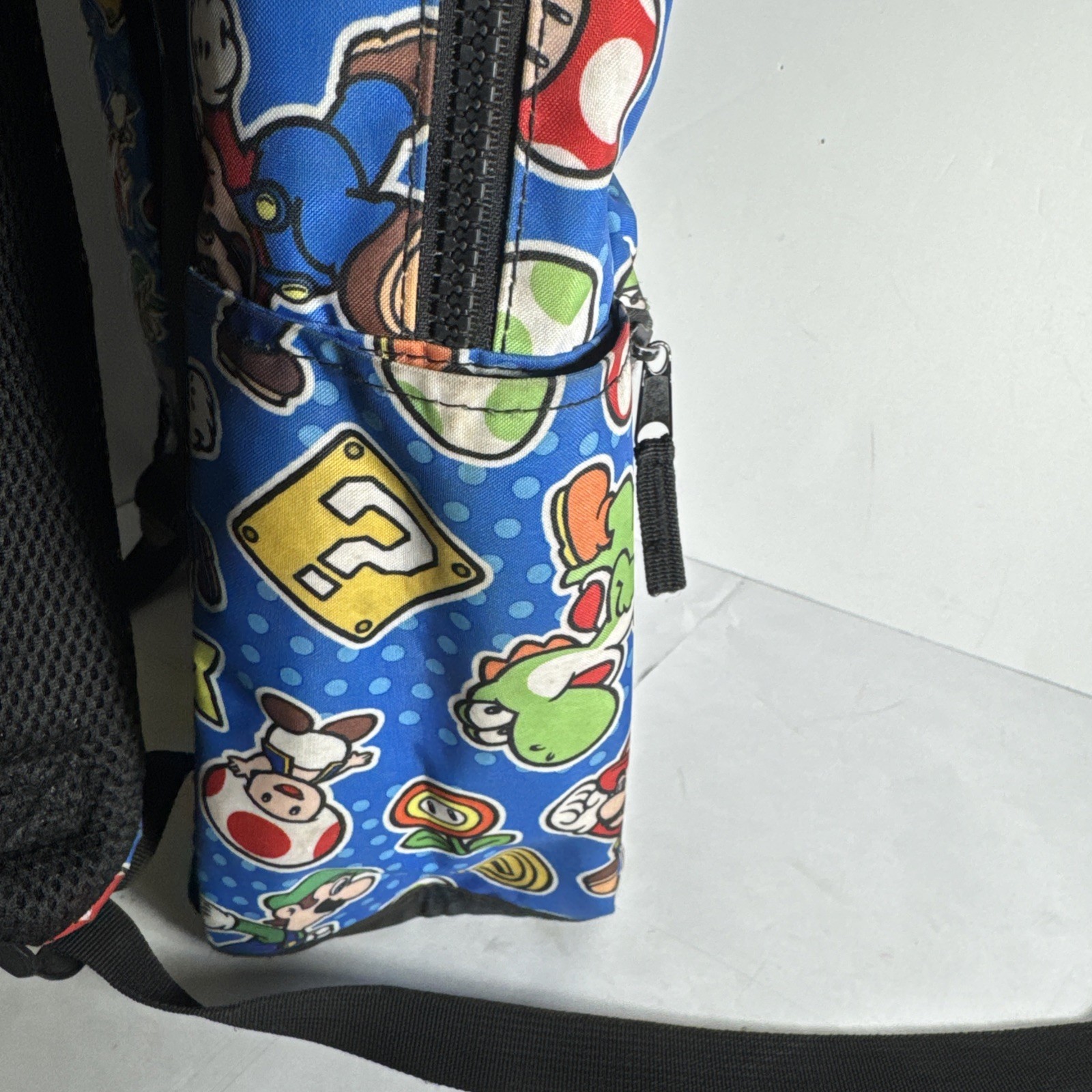 Nintendo Super Mario Characters Allover 17″ Laptop Backpack by Bioworld