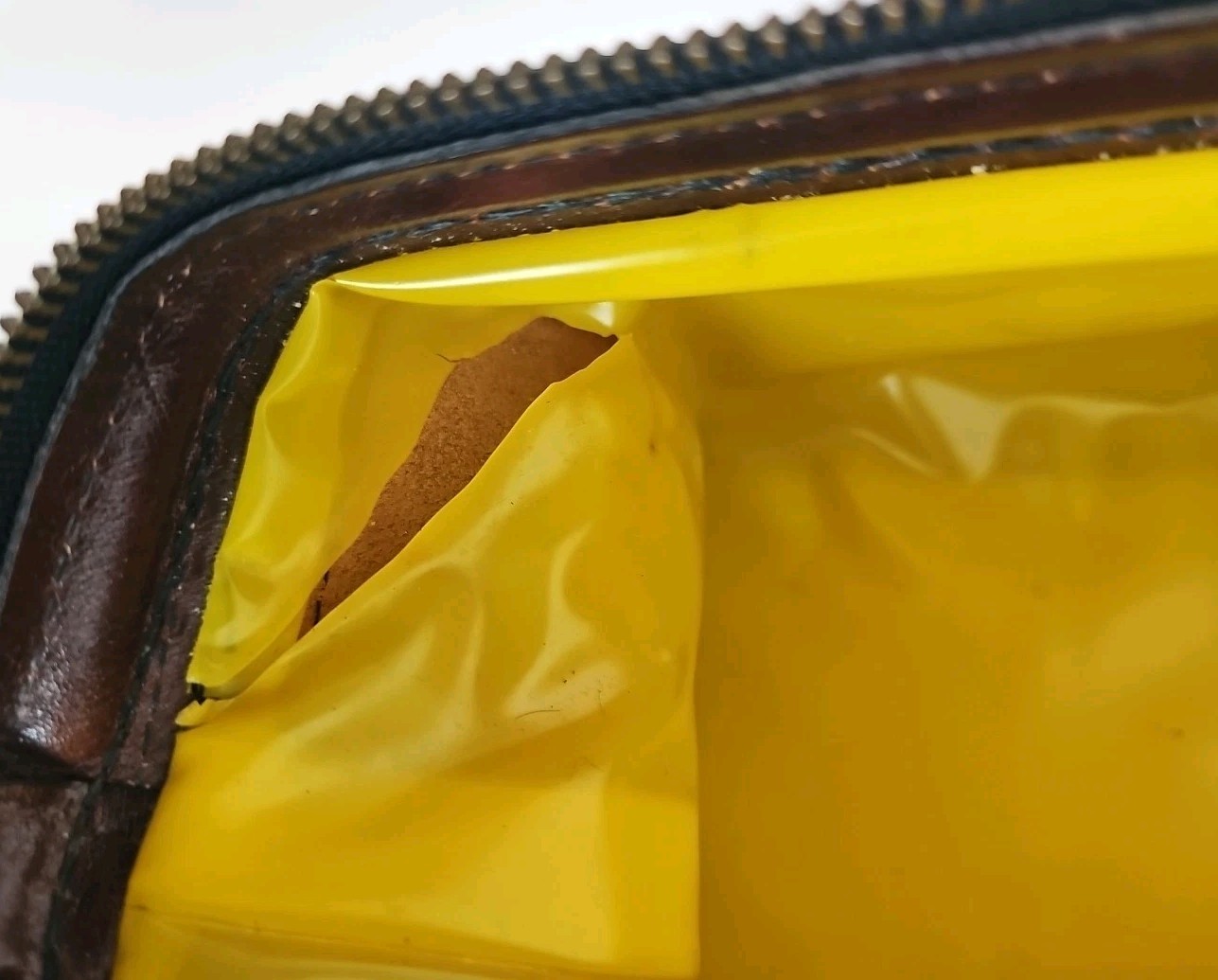 Vintage Bosca Men’s Old Leather Toiletry Bag Travel Case Utilikit Cognac Brown