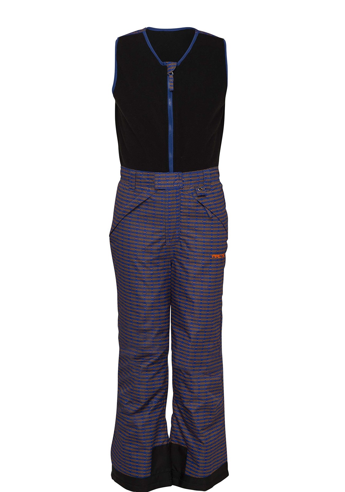 Arctix Kids Infinity Bib Overalls Arrowhead Royal Blue/Orange X Large U1