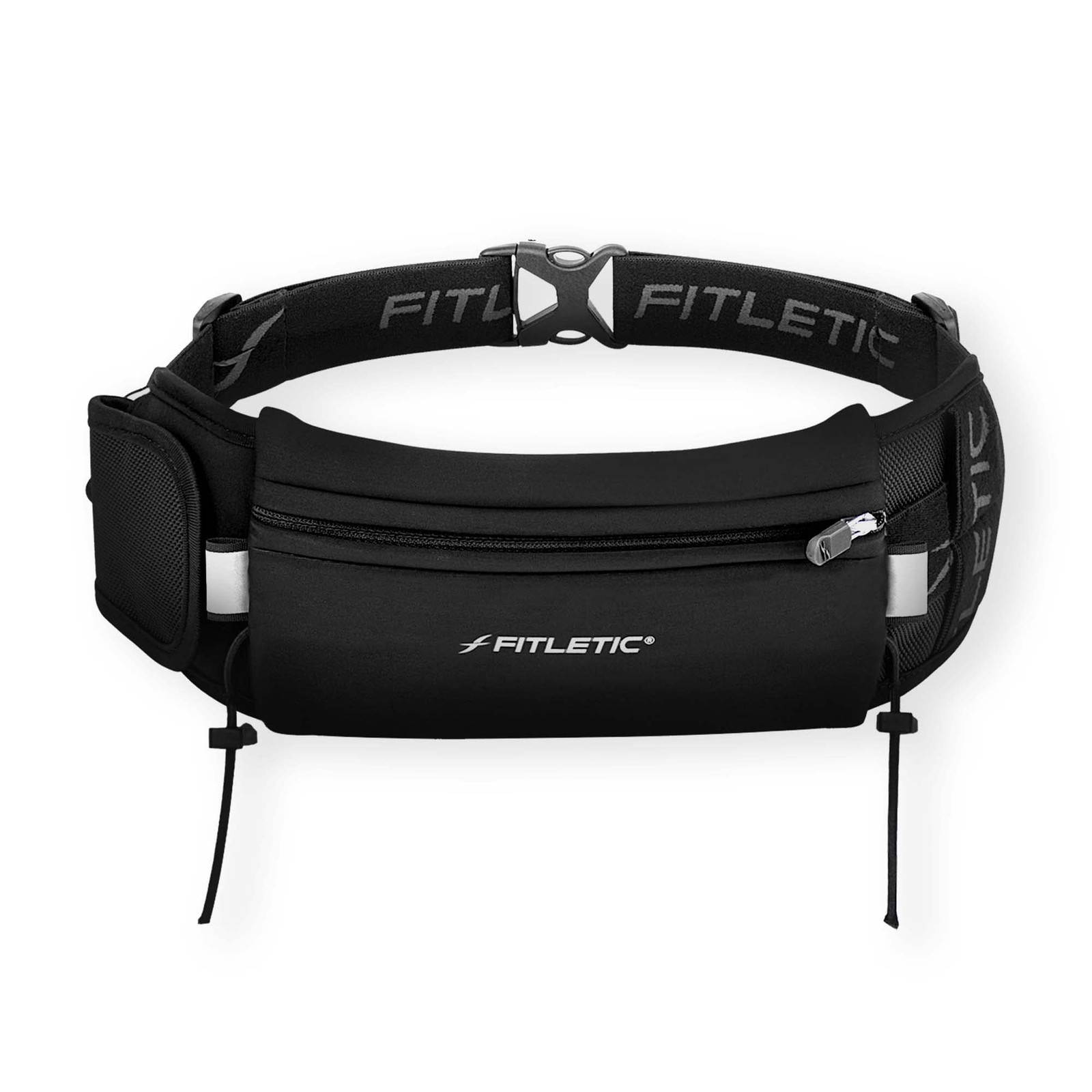 Running Belt with Side Pocket, Loops for Energy Gels, Race Bib Number Holder….