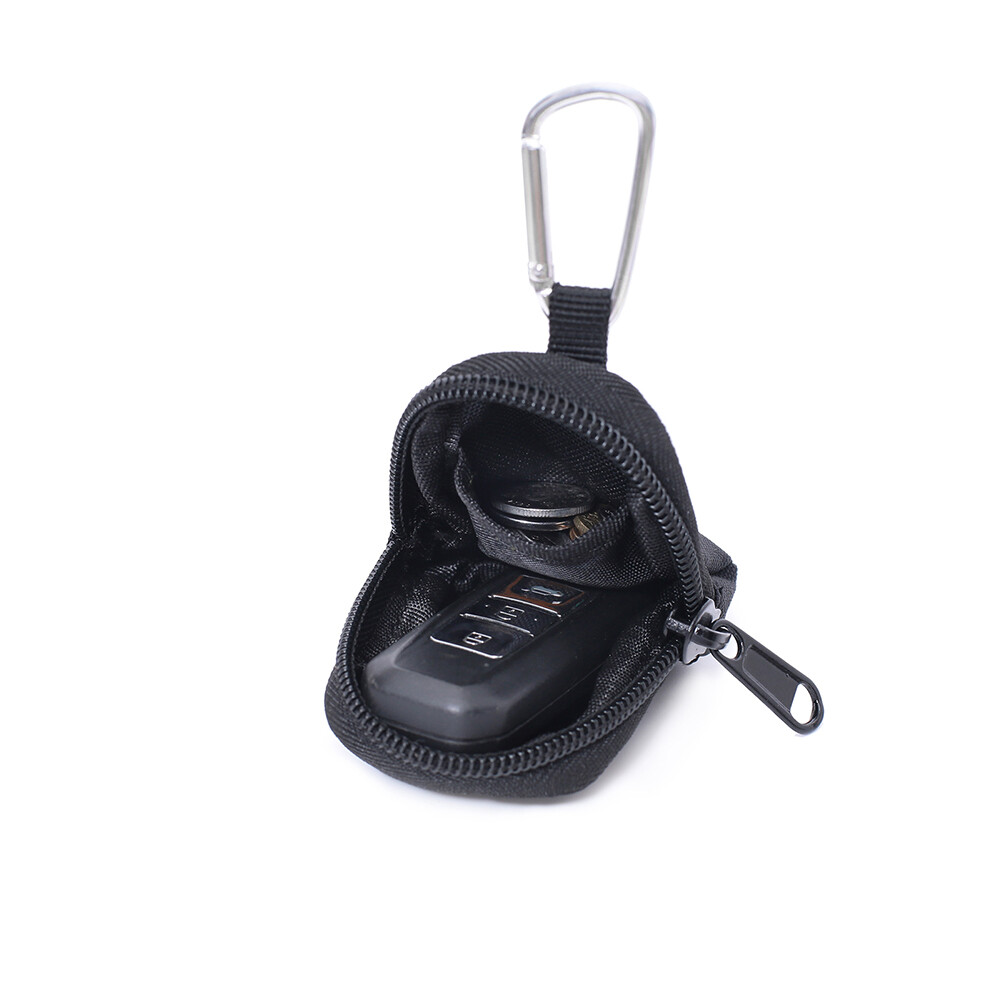 Tactical EDC Key Wallet Keychain Earphone Holder Case Waist Pack Mini Coin Purse
