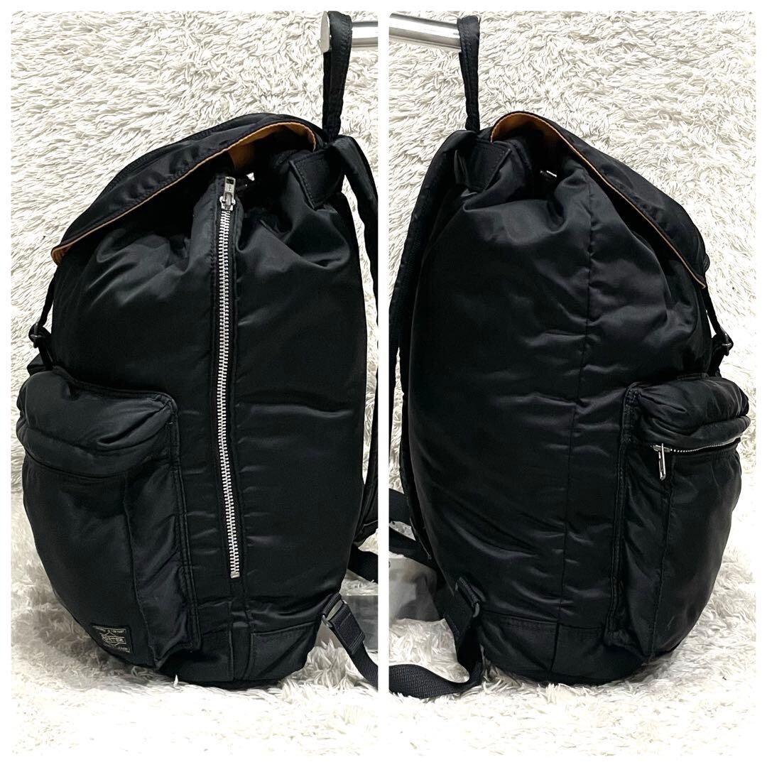 Porter Tanker Backpack Black Nylon Large A4 622 79312 Unisex Japan Rare 65