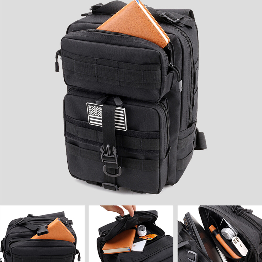 Tactical Molle Shoulder Bag Crossbody Bag Multi-functional TactPouch Chest Pack