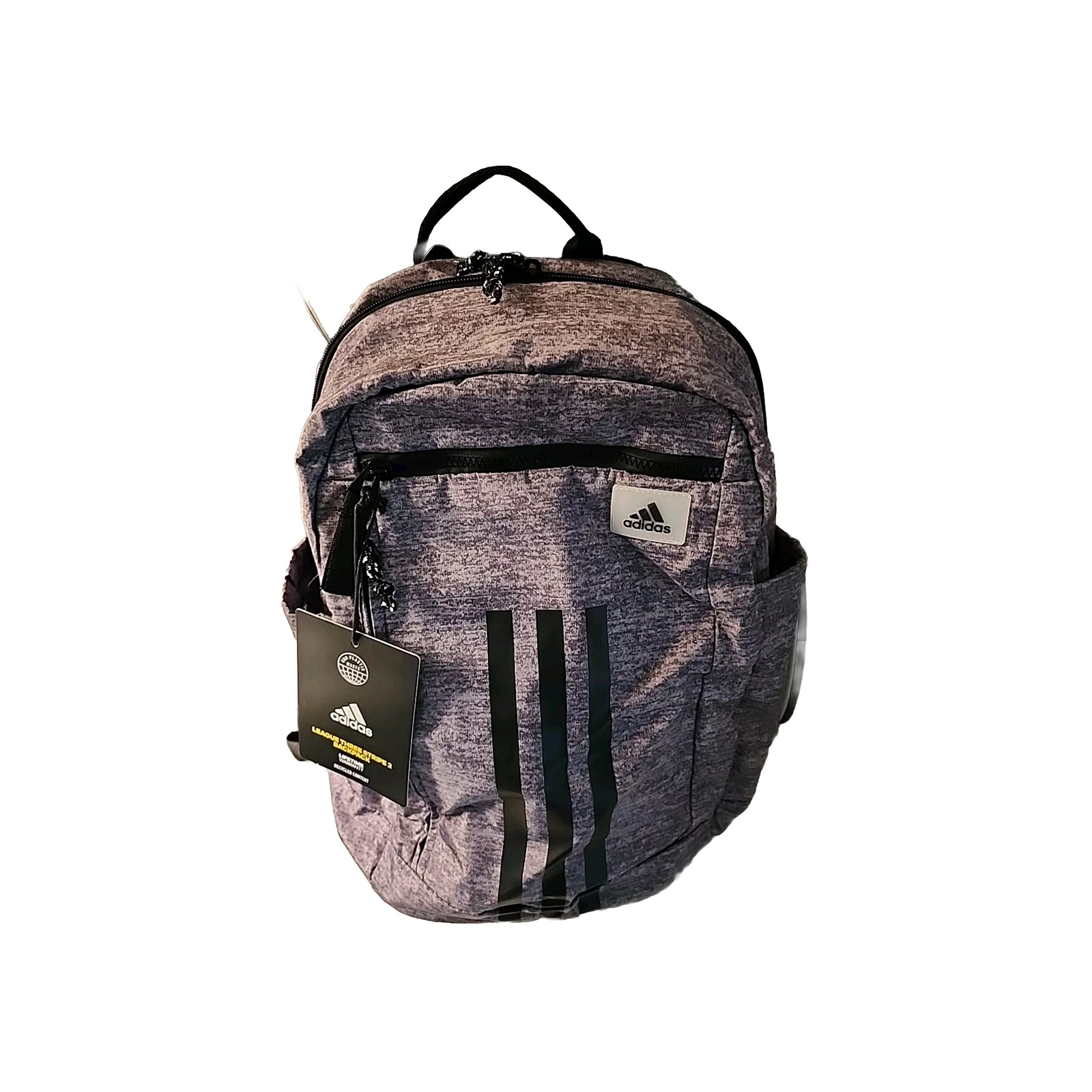 NWT-adidas League Three Stripe 2 Backpack – Gray/Black Back To School