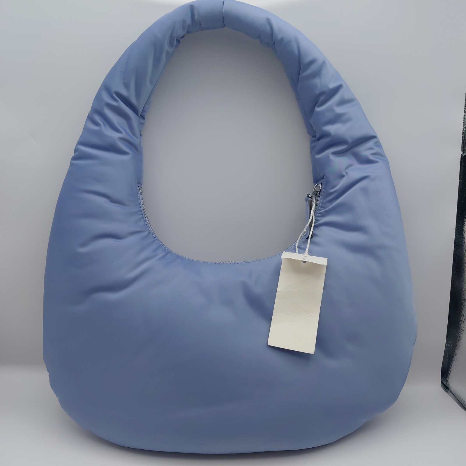 TORY BURCH BRITTEN Nylon PUFFY Shoulder Bag Lavender