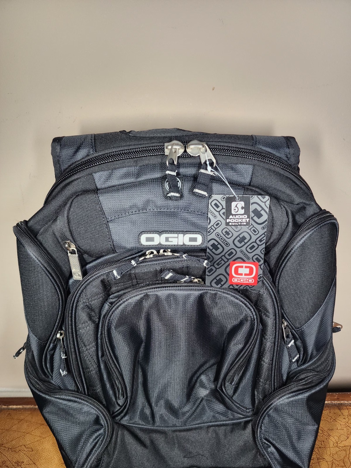 OGIO Laptop Backpack Black Audio Pocket Built In – Mastermind – New with Tags