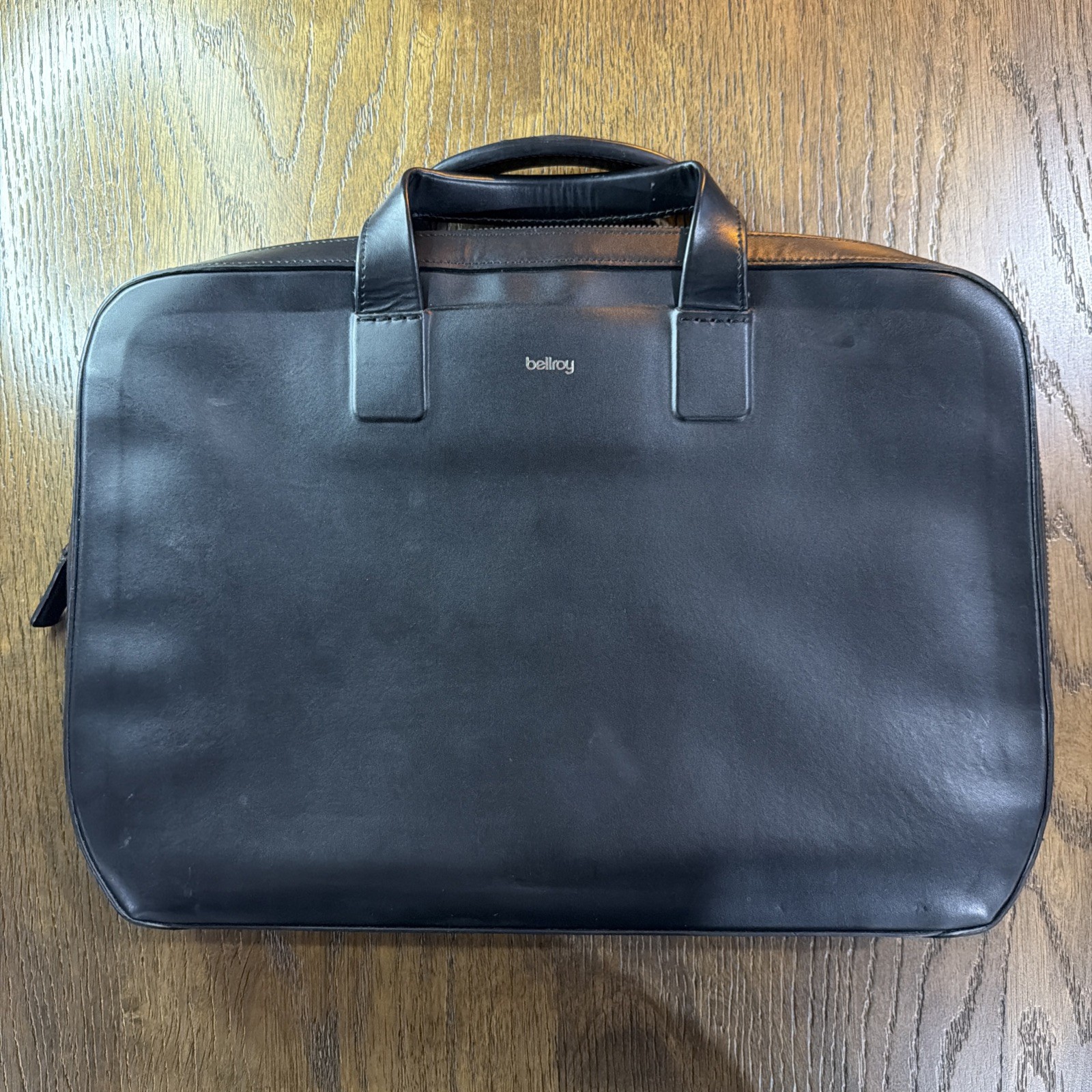 Bellroy Designers Edition Leather Laptop Briefcase Black Work Messenger Bag