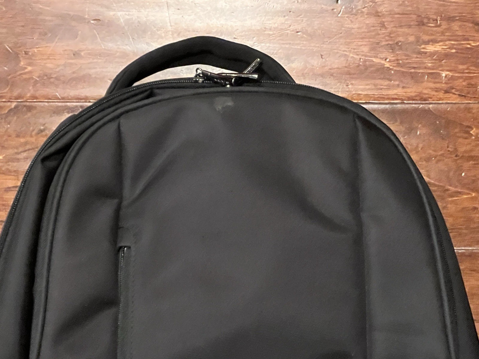 Borg Warner Black Gray Multi Zip Pocket 18″ x 12.5″ x 5″ Padded Laptop Back Pack