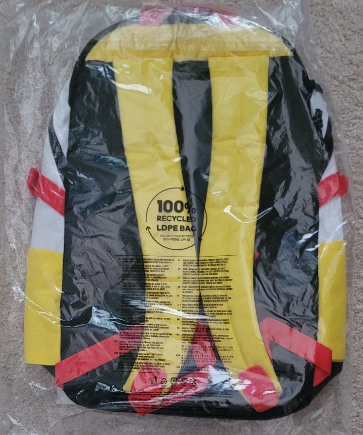 Lays Adidas Fifa World Cup 2026 Yellow Backpack Official Promo Sealed