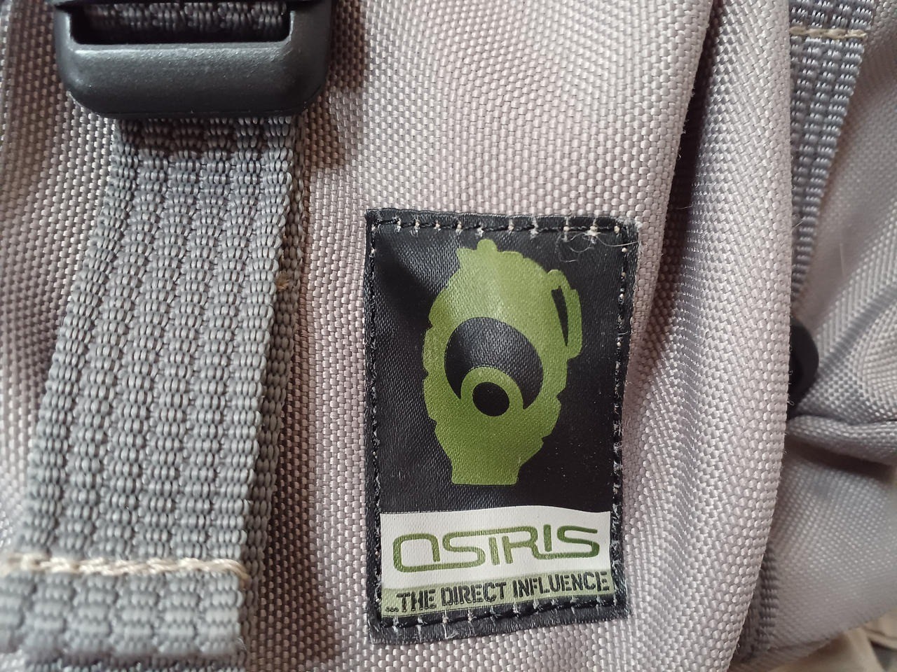 OSIRIS Shoes Backpack Light Grey Large Storage Bag Used