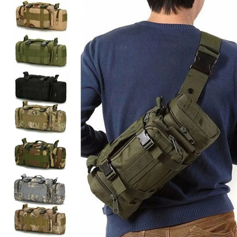 Outdoor Backpack Hunting Waist Pack Waist Bag Camping Hiking Pouch Chest New