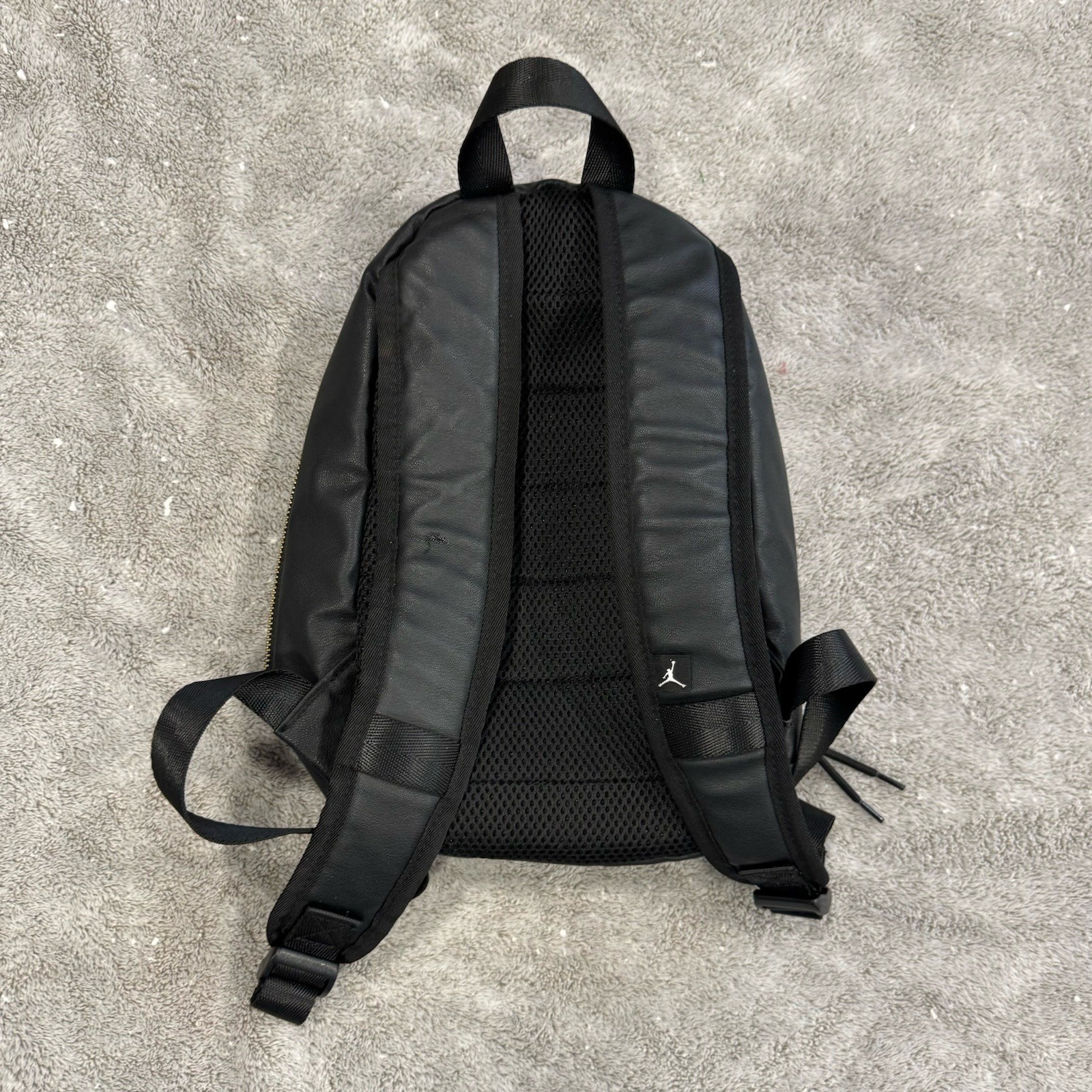 Nike Air Jordan Mini Jumpman Backpack Black Gold Details Small Bag Travel