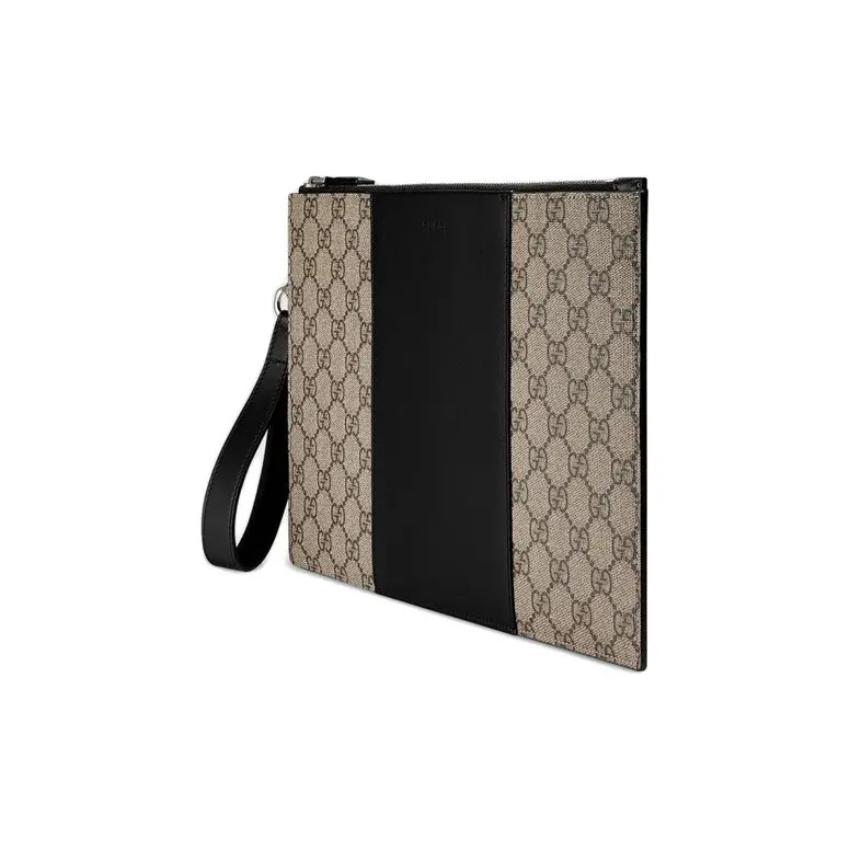 GUCCI Old Flower Logo Slim Style Handbag Men’s 12×0.5×8.2 in