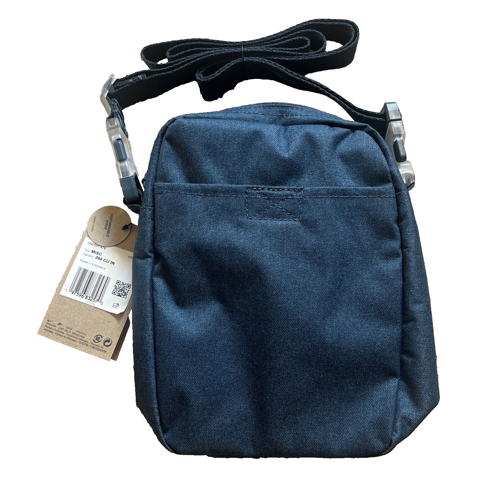 Nike Elemental Premium Crossbody Bag Sports Navy Blue Green 4L DN2557 478 NEW
