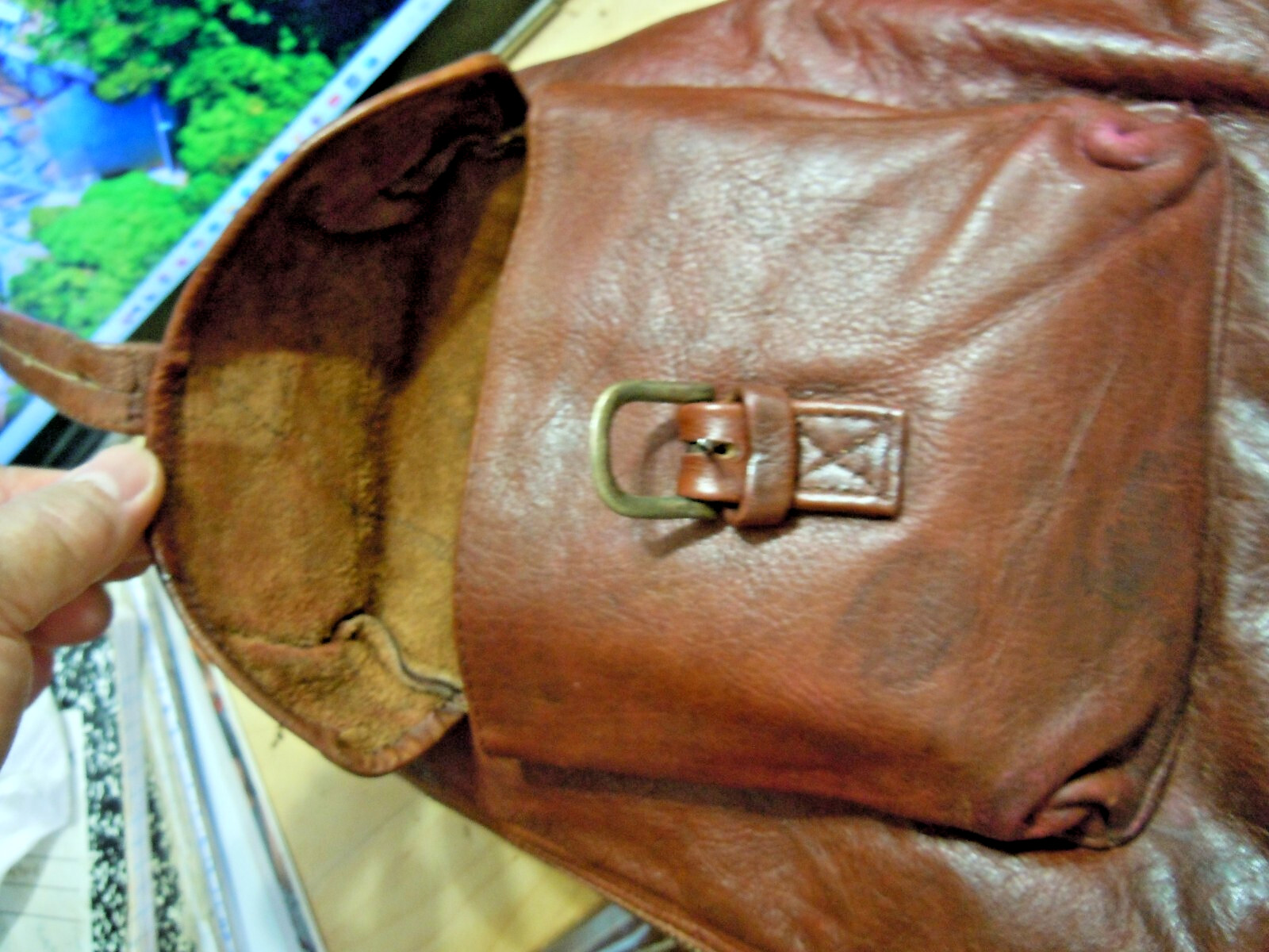 VTG ROBEAT CHEAU Saddle Leather backpack made in USA (on sale)