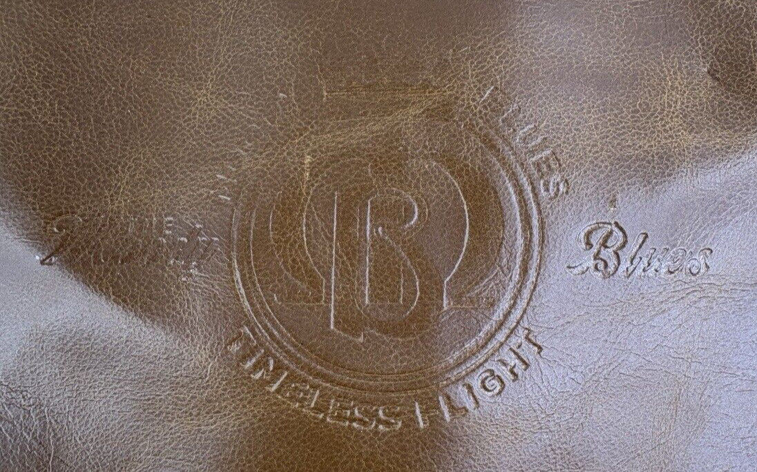 RARE Moody Blues Timeless Flight Canvas & Leather Messenger Bag Leeds Field & Co