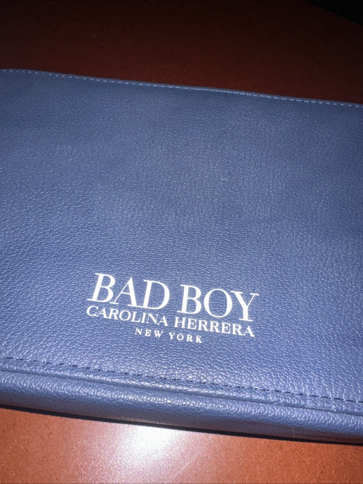Pouch Bag, Carolina Herrera Bad Boy, Navy Blue, Brand New