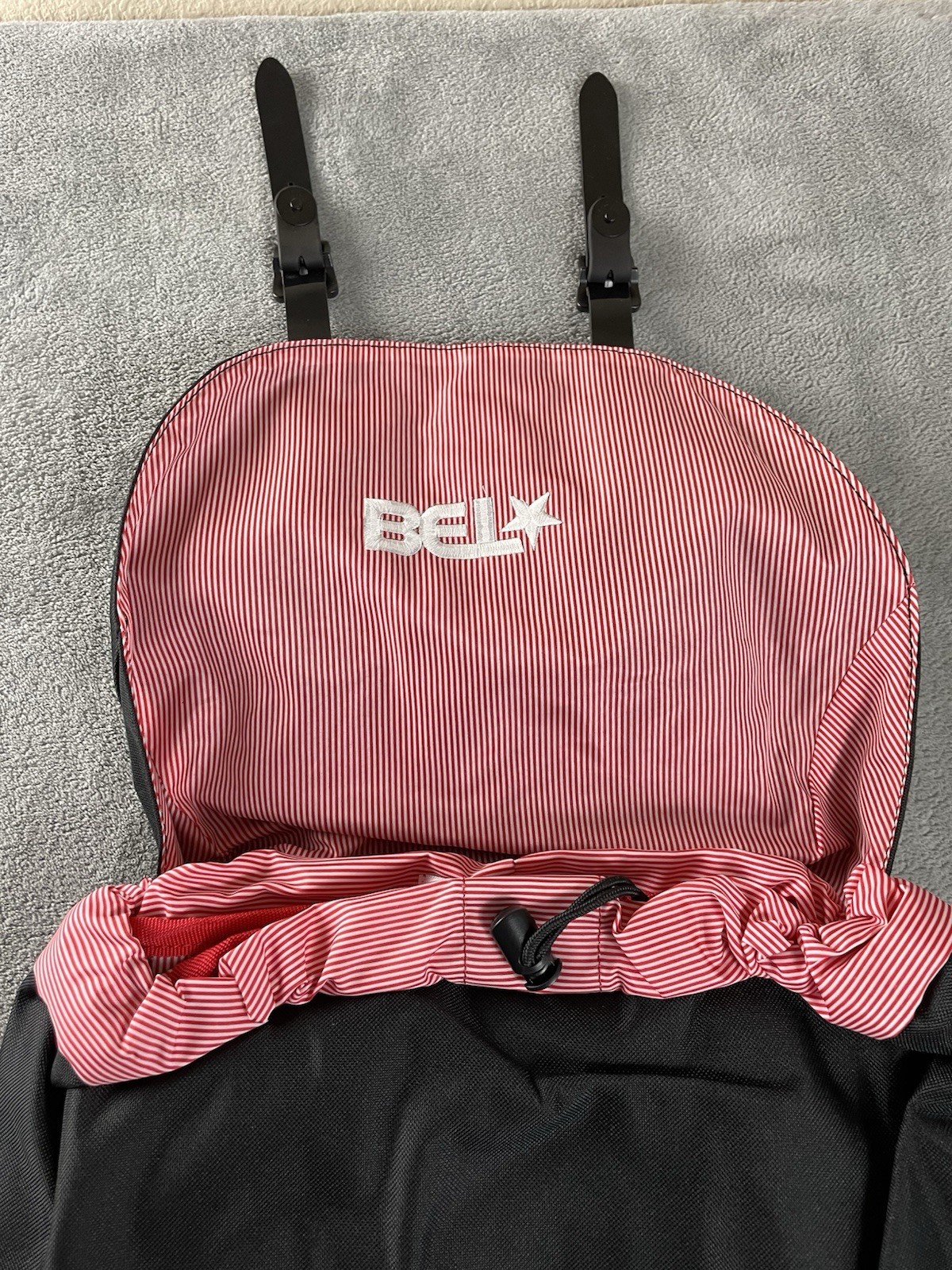 Herschel Supply Co Little America Black Backpack Rucksack B E T Embroidered NWT