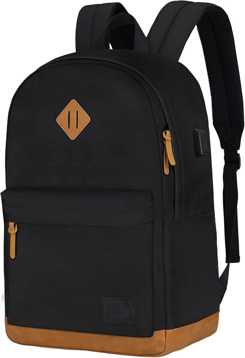Large Travel Laptop Backpack with USB Charging Port for Men and Women, Classic S