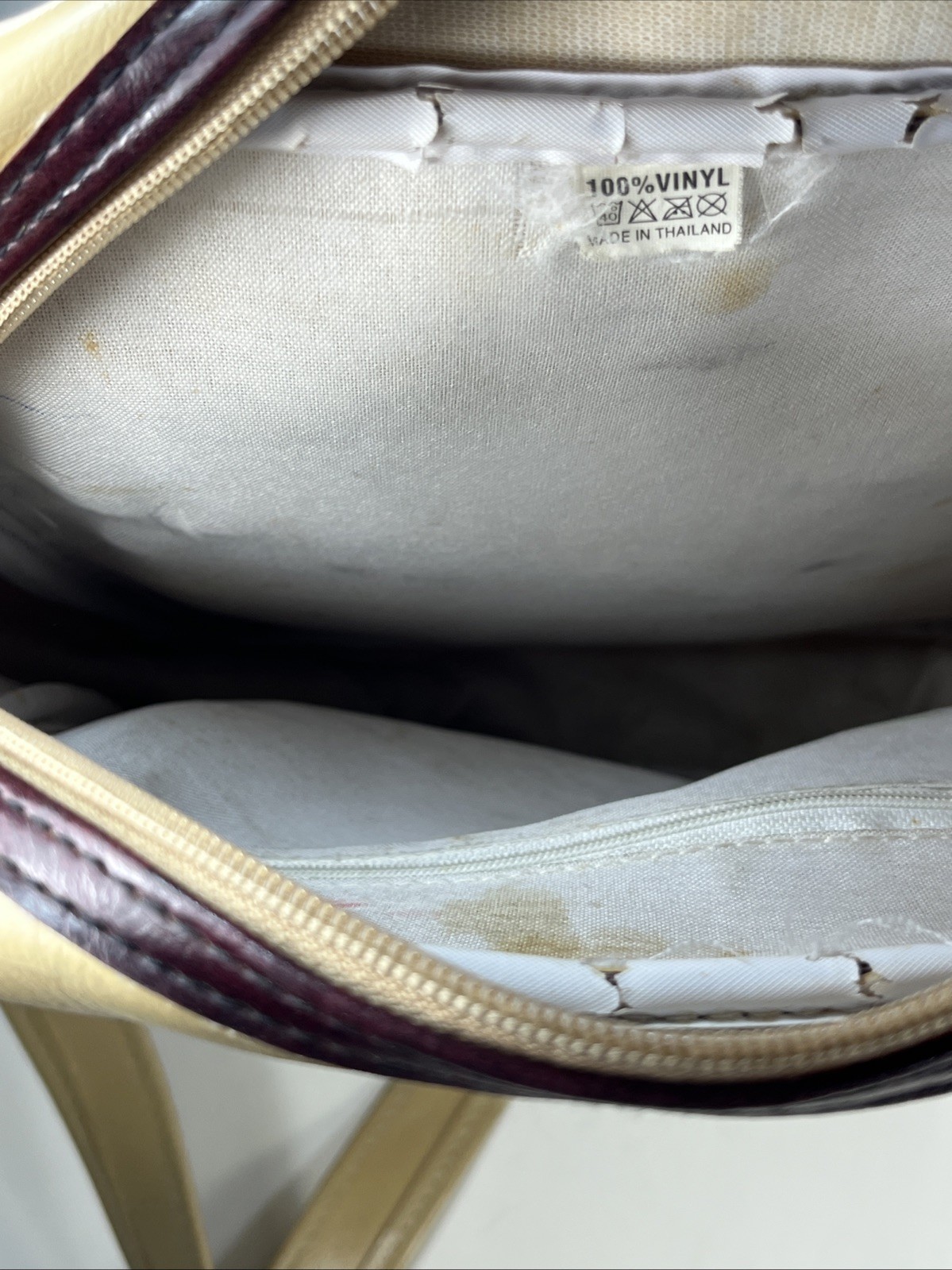 Astro Boy Backpack Vinyl Thailand used 14″ wear stains