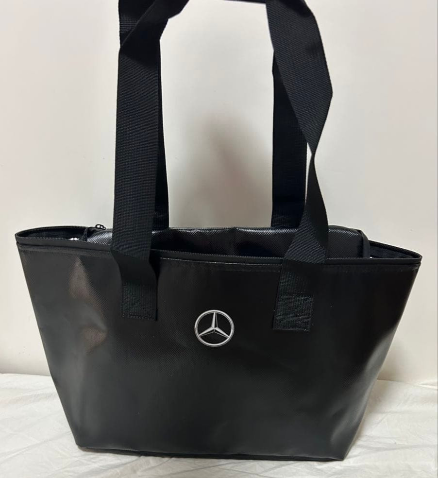 Mercedes-Benz Insulated Cooler Bag Black Lunch Picnic Travel JP FS NEW