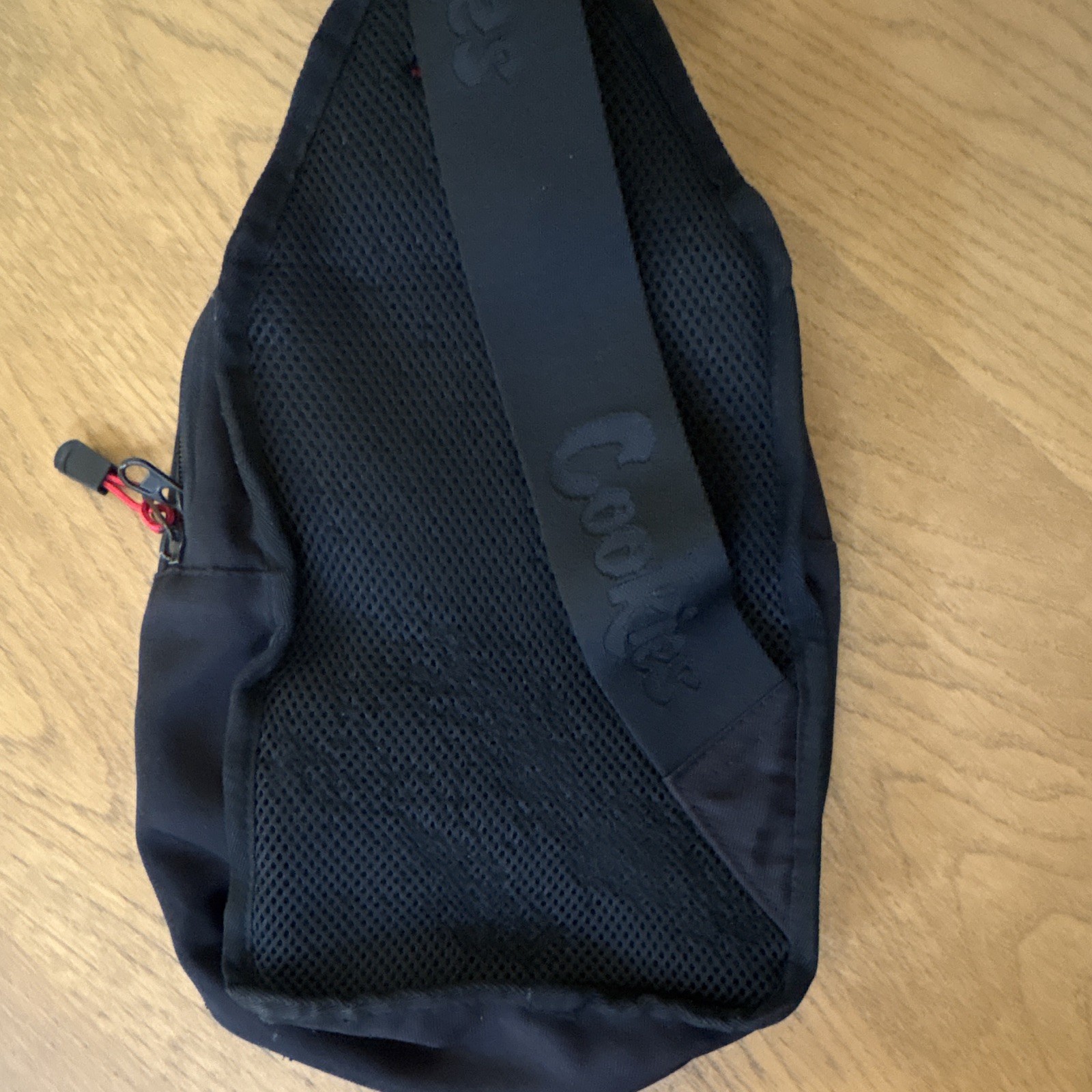 Cookies Black Crossbody Sling Bag Camo Pocket Zip Closure Medium Adjustable